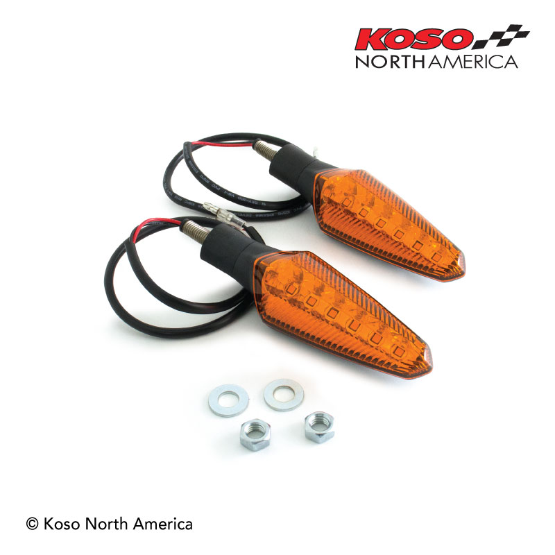 Koso Nuovo frecce LED ambra coppia omologate