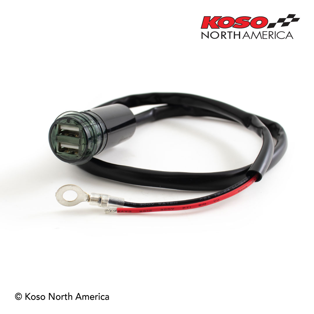 Koso Dual USB adattatore doppia presa USB moto universale