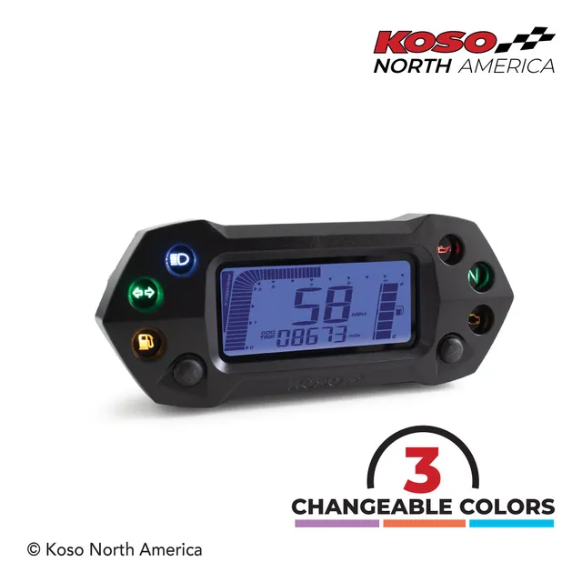 Koso DB-01R+ contachilometri multifunzione LCD 3 colori