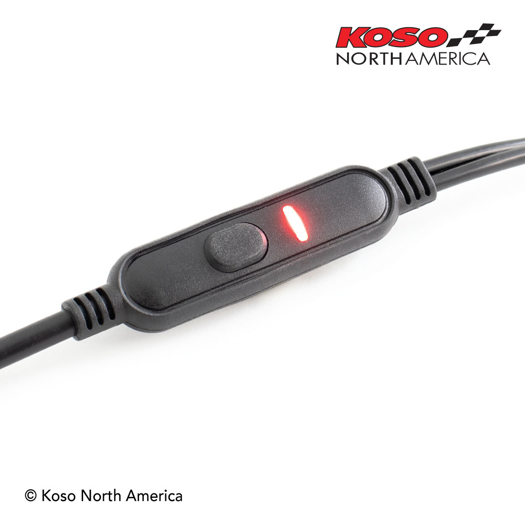 Koso X-Claws manopole riscaldate clip-on 12V Hi-Lo universali