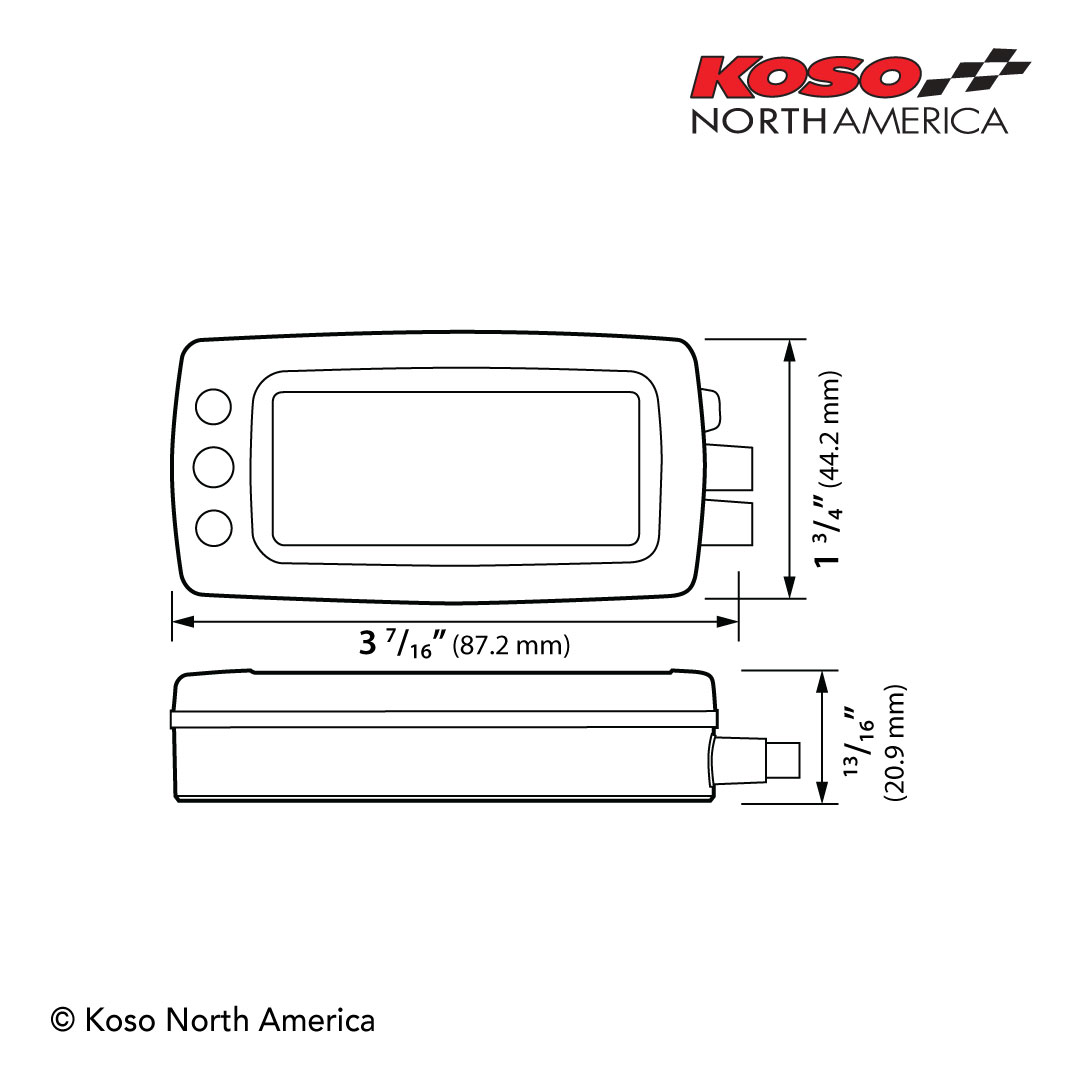 Koso Air Density misuratore densita aria per carburazione