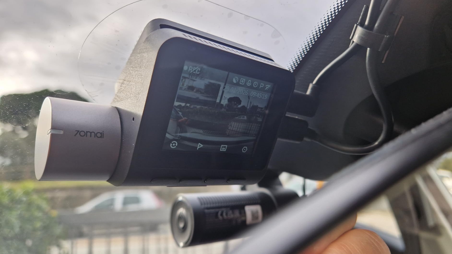 70mai Serie A A510 dash cam doppia SD 64GB GPS