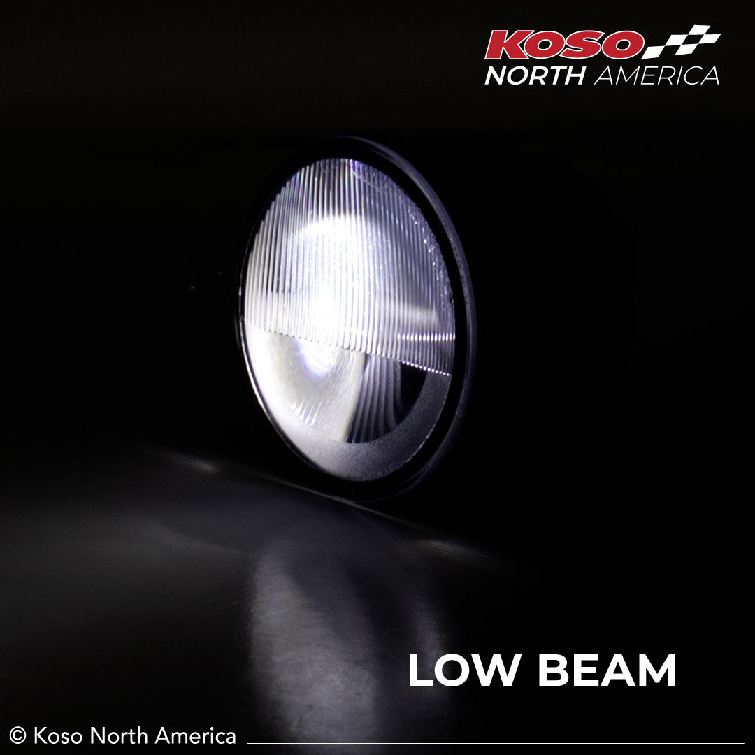 Koso Storm faro LED anteriore doppia funzione universale