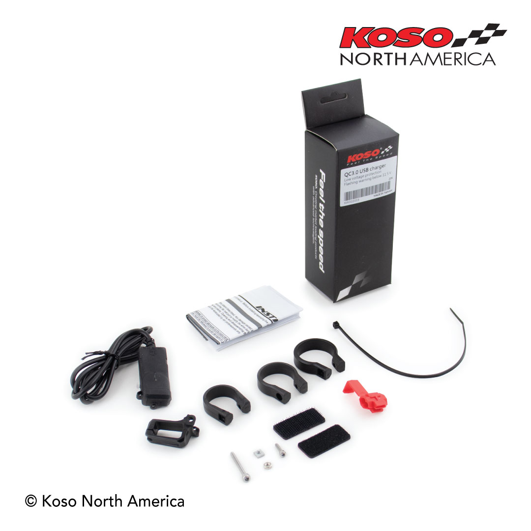 Koso Quick Charge 3.0 adattatore USB moto