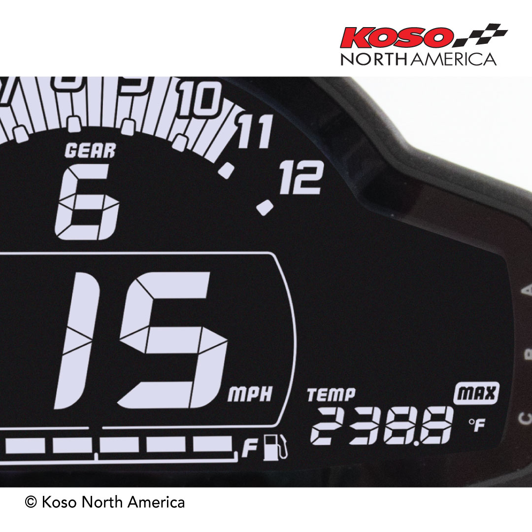 Koso MS-01 contachilometri multifunzione universale LCD