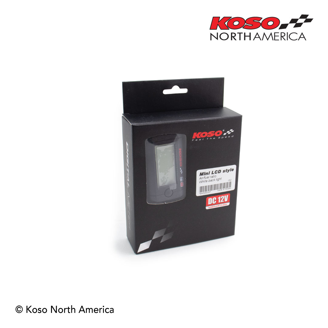 Koso Mini misuratore rapporto aria-benzina 4T