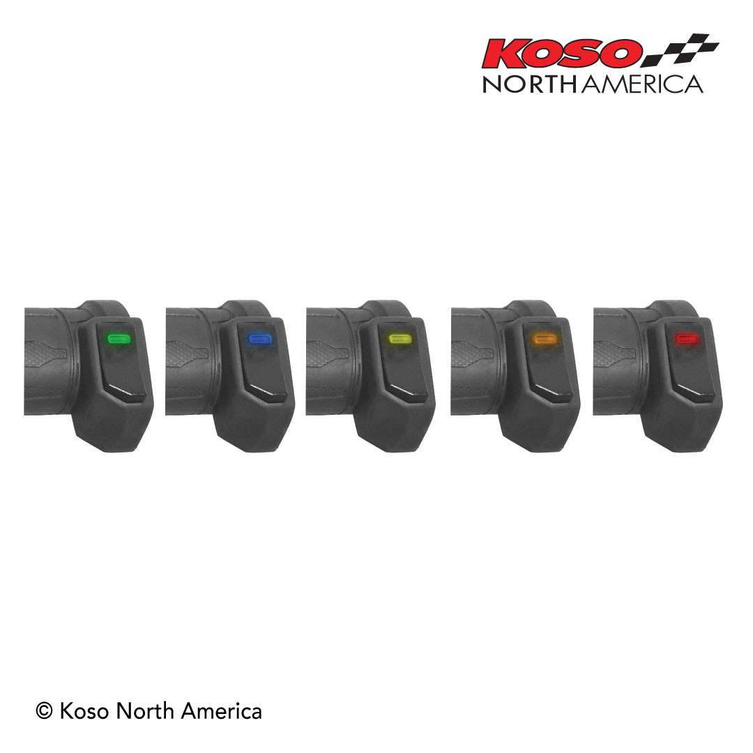 Koso Apollo manopole riscaldate motoslitta ATV 5 livelli
