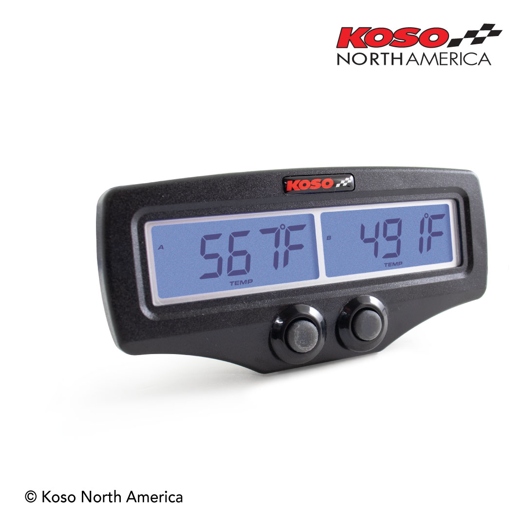 Koso EGT-02 misuratore doppio temperatura scarichi