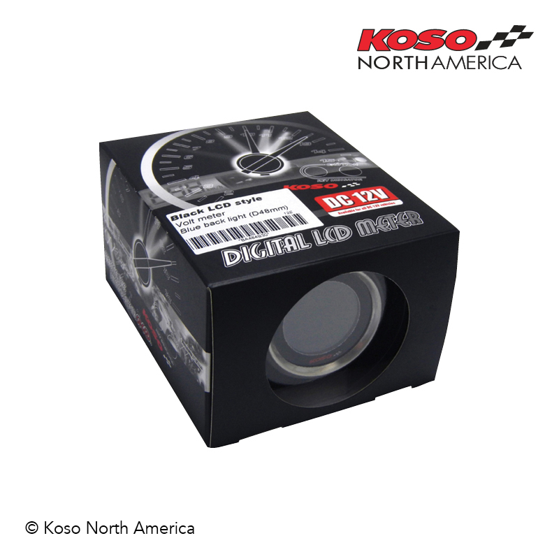 Koso DL-01V voltmetro con display LCD reverse