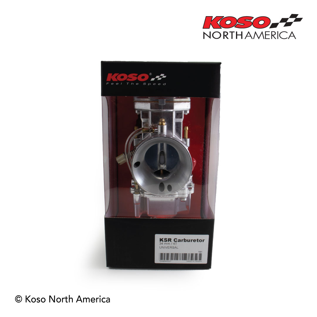 Koso KSR carburatore 34mm 4 tempi valvola piatta