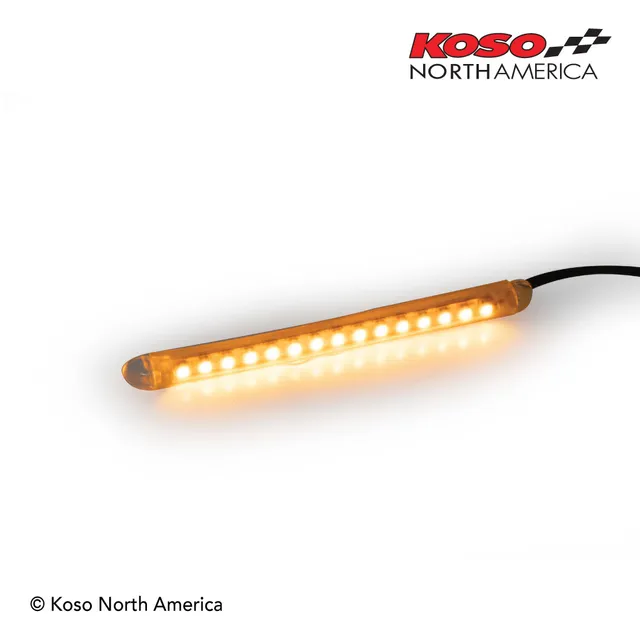 Koso LED barra luminosa arancione 114 mm