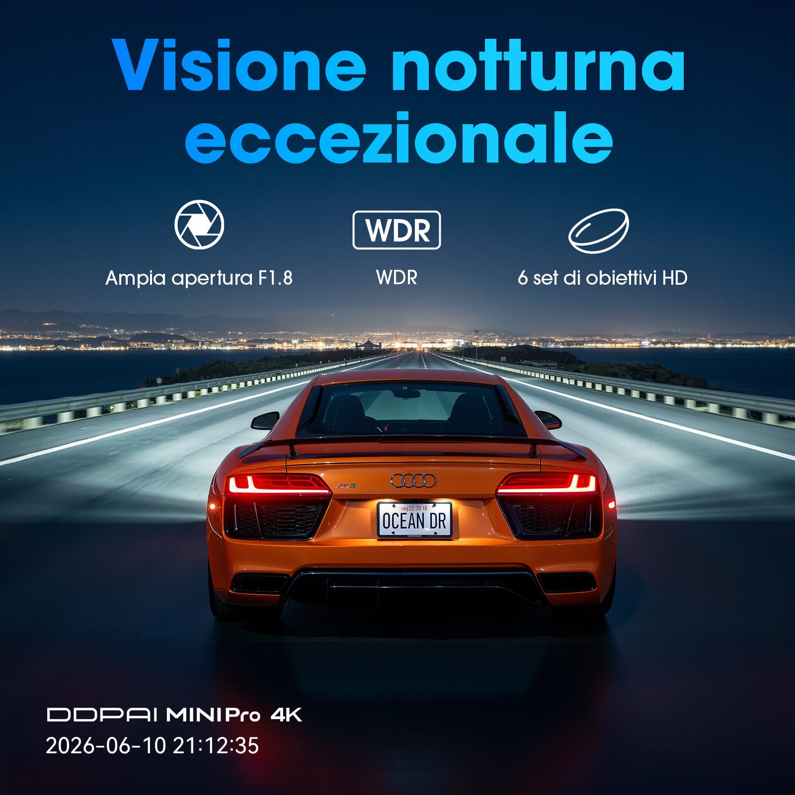 DDPAI Serie Mini Mini Pro dash cam 4K SD 64GB