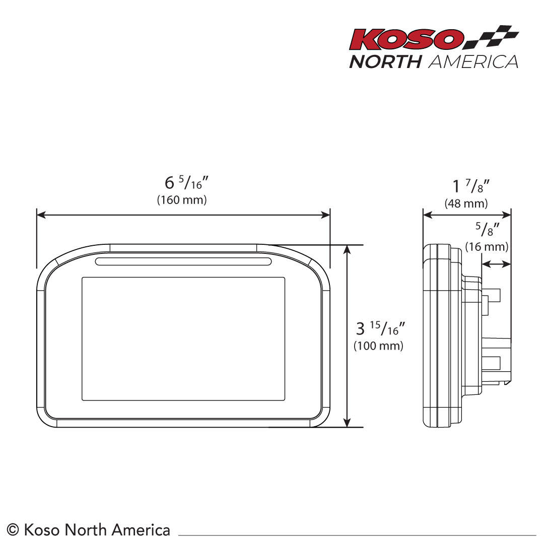 Koso RX-5 contachilometri TFT per BMW R1200GS 2013-2017