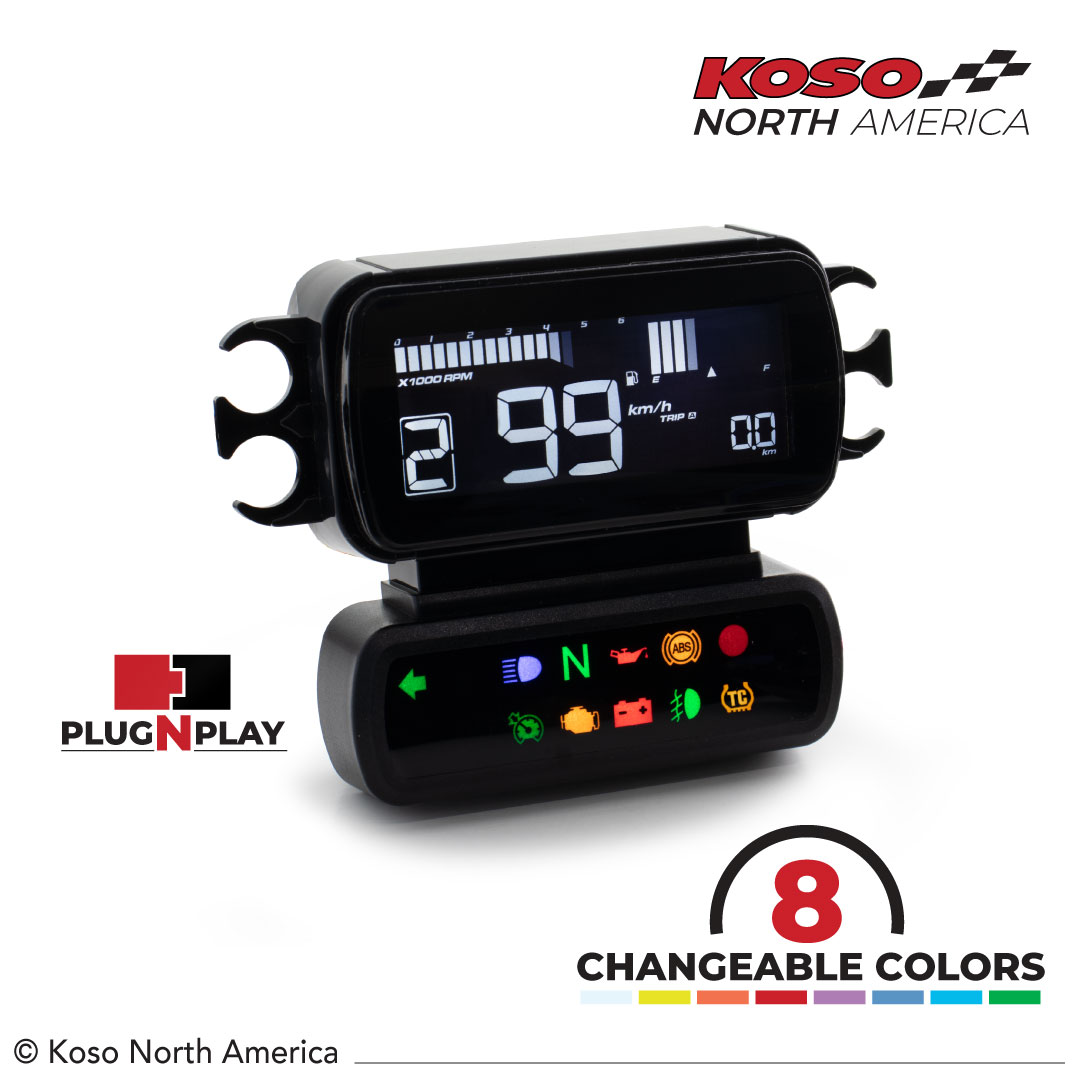 Koso D2 strumentazione LCD Harley-Davidson CAN-Bus