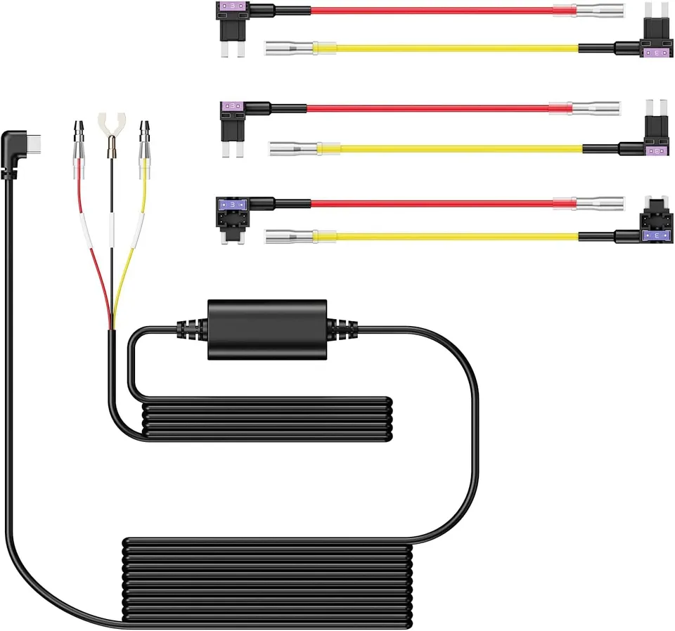 Botslab Kit Hardwire dashcam USB-C Tipo-C parcheggio