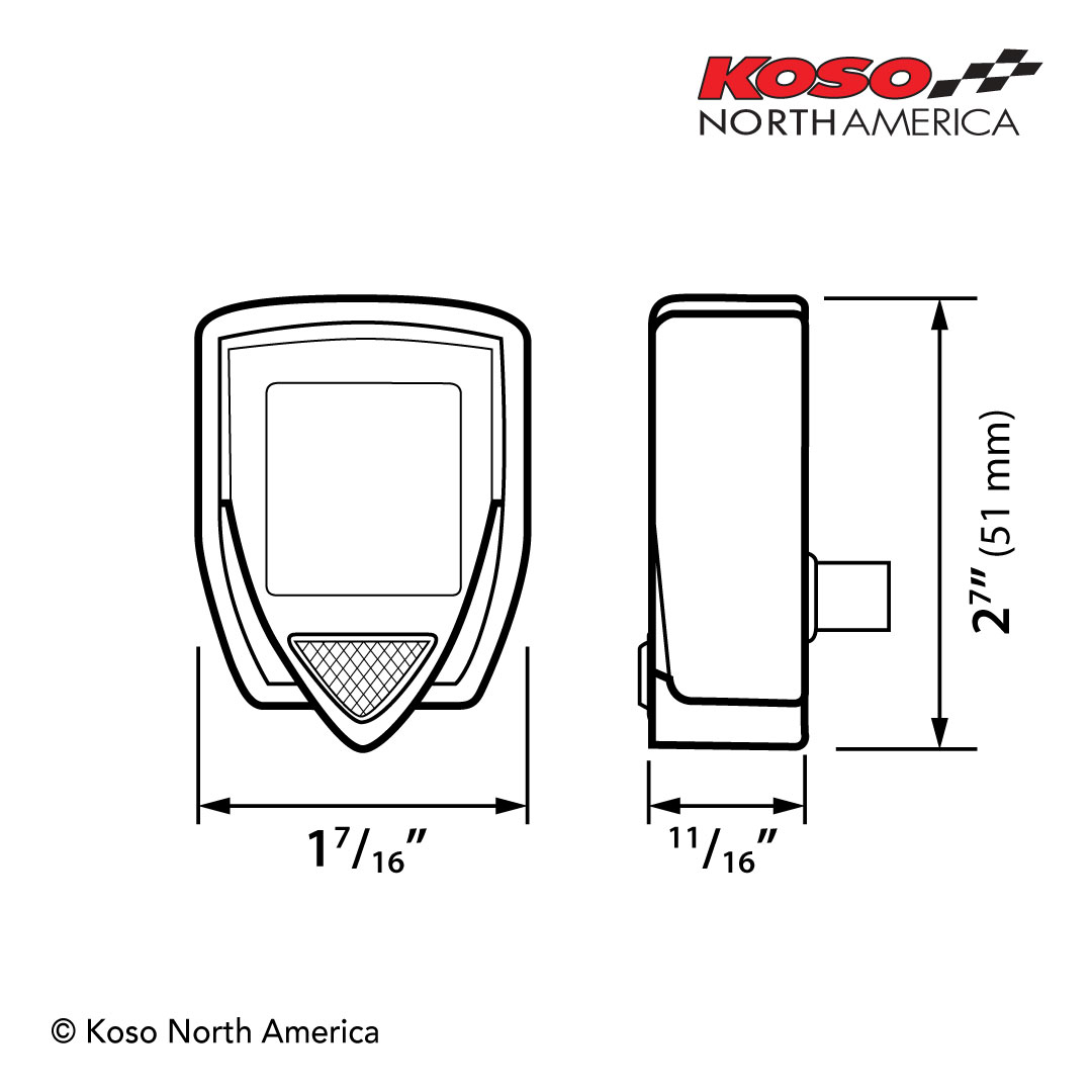 Koso Gear Indicator LCD marcia Honda Grom Monkey