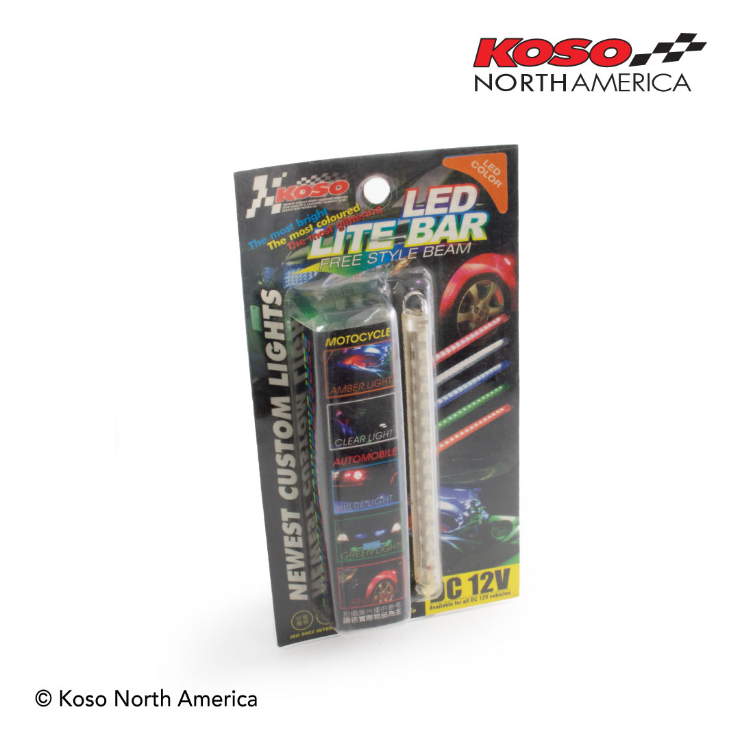 Koso LED barra luminosa arancione 114 mm