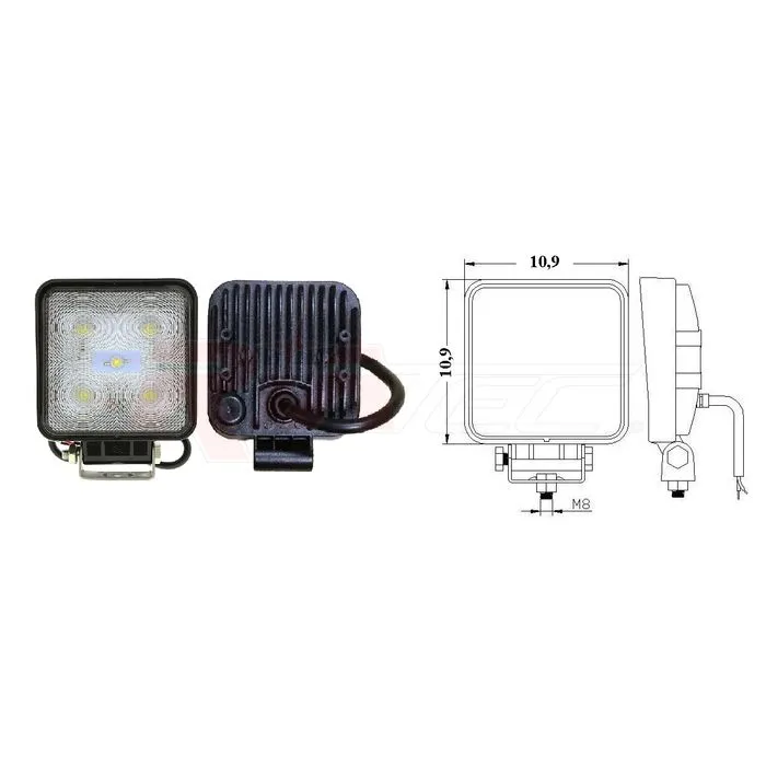 Riatec MOD2515 faretti a LED moto