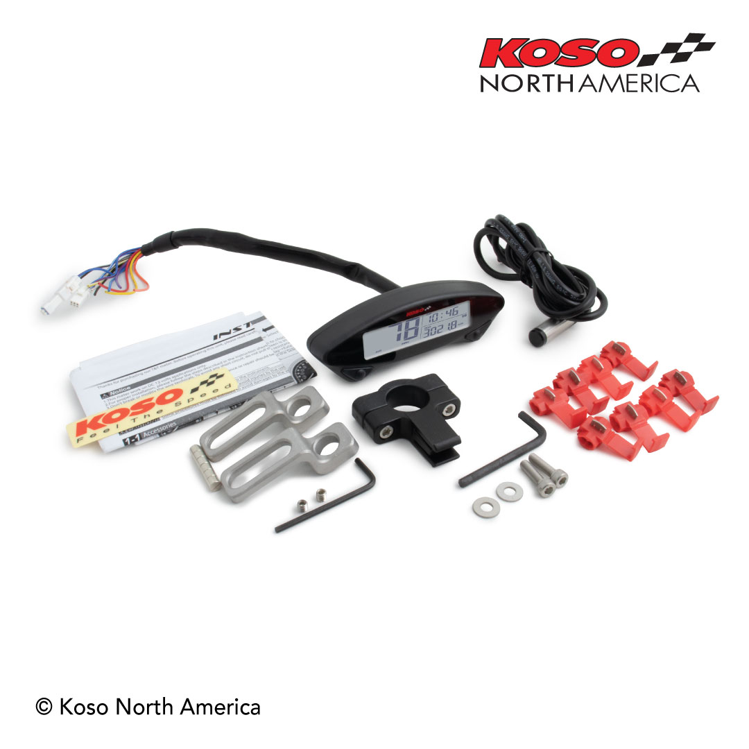 Koso EX-02S Street contachilometri dual retroilluminato