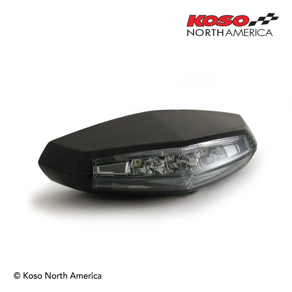 Koso GT-01 fanalino LED posteriore lente fume Halo