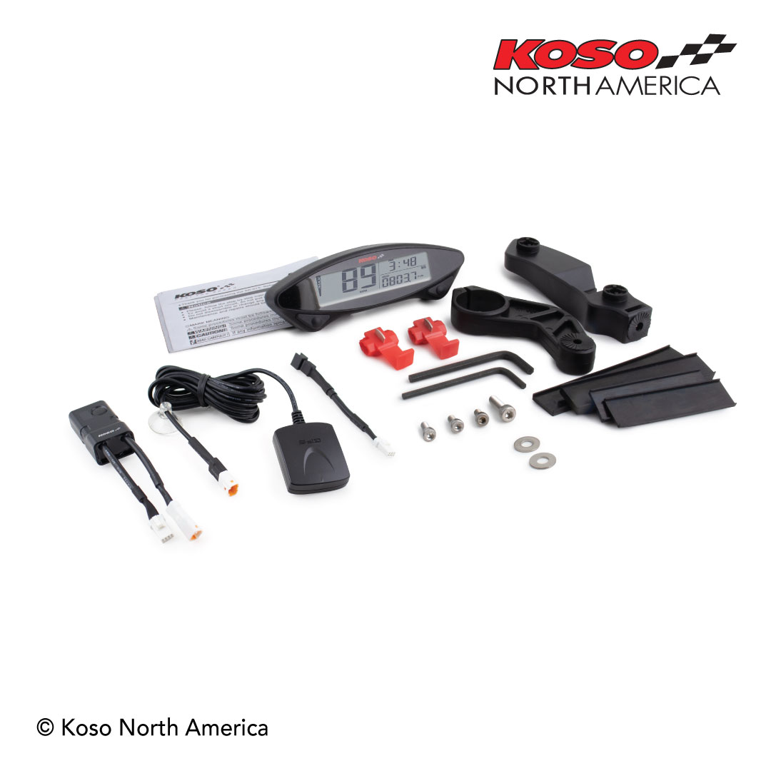 Koso EX-02G contachilometri GPS enduro 12V con sensore