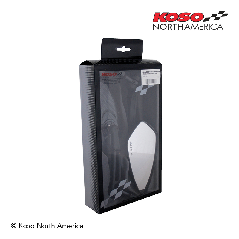 Koso Blade Style specchietti M10 carbon look