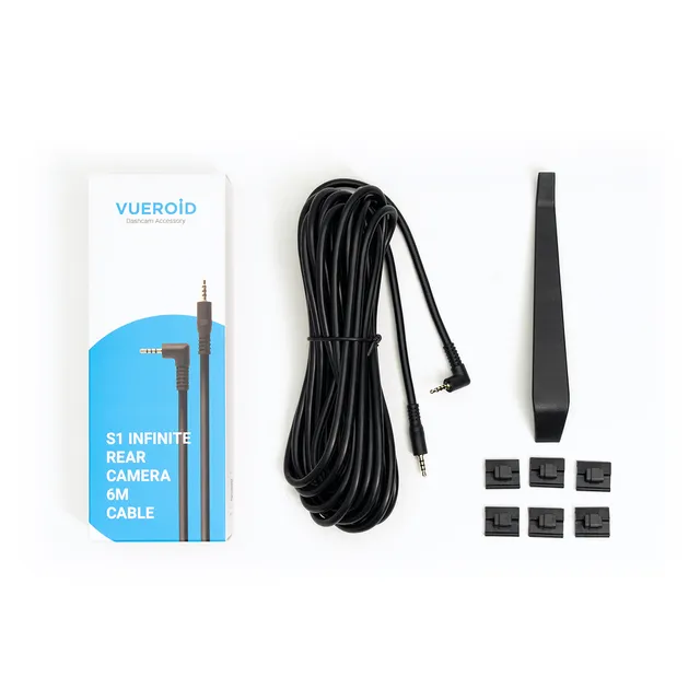 Vueroid Cavo 6 m per camera posteriore dash cam