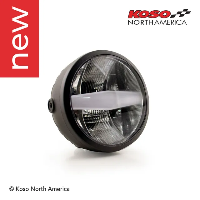 Koso GH-01 faro LED moto universale omologato DOT