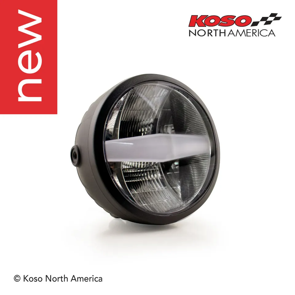 Koso GH-01 faro LED moto universale omologato DOT