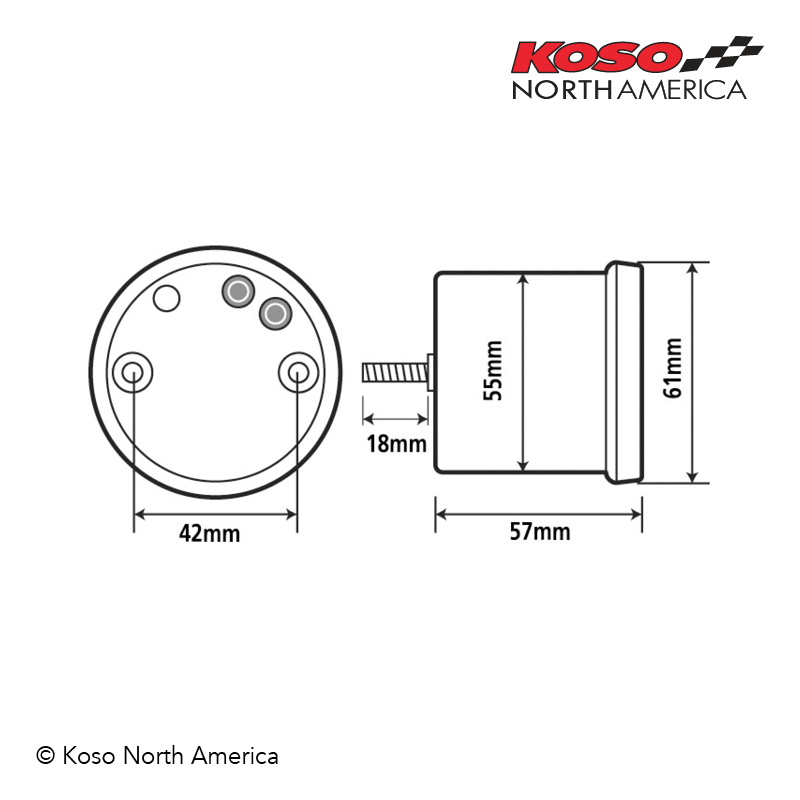 Koso HD-01S contachilometri Harley-Davidson km/h