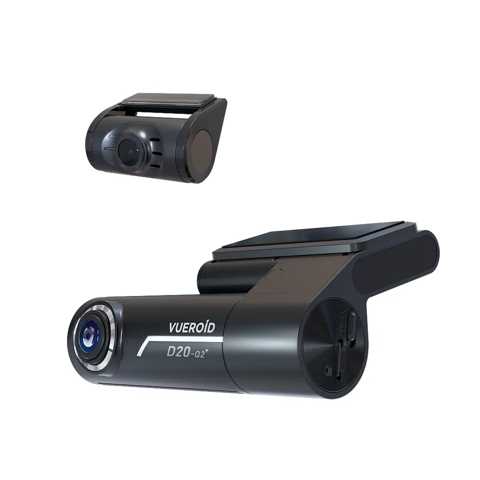 Vueroid D20 Q2 Plus dash cam 2CH anteriore posteriore