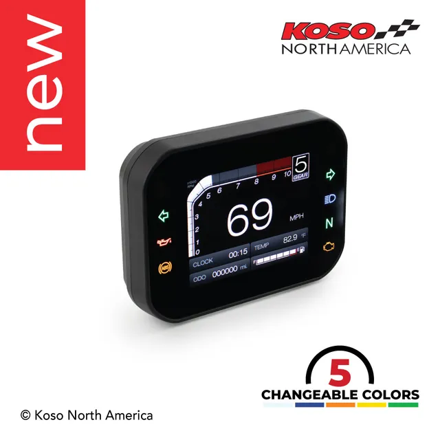 Koso RX-3S quadro strumenti TFT universale
