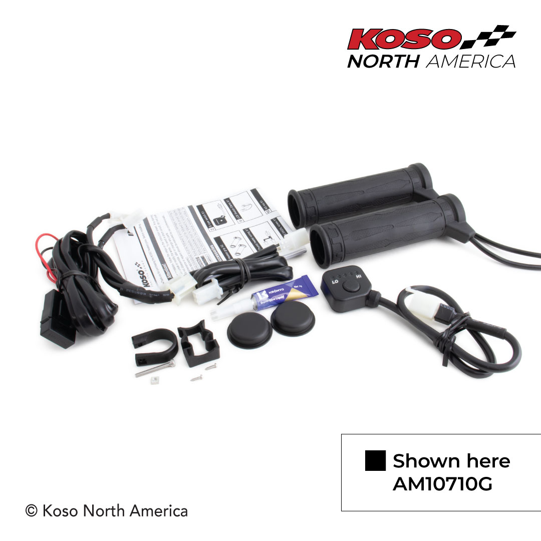 Koso 5 Level manopole riscaldate gas a pollice 12V