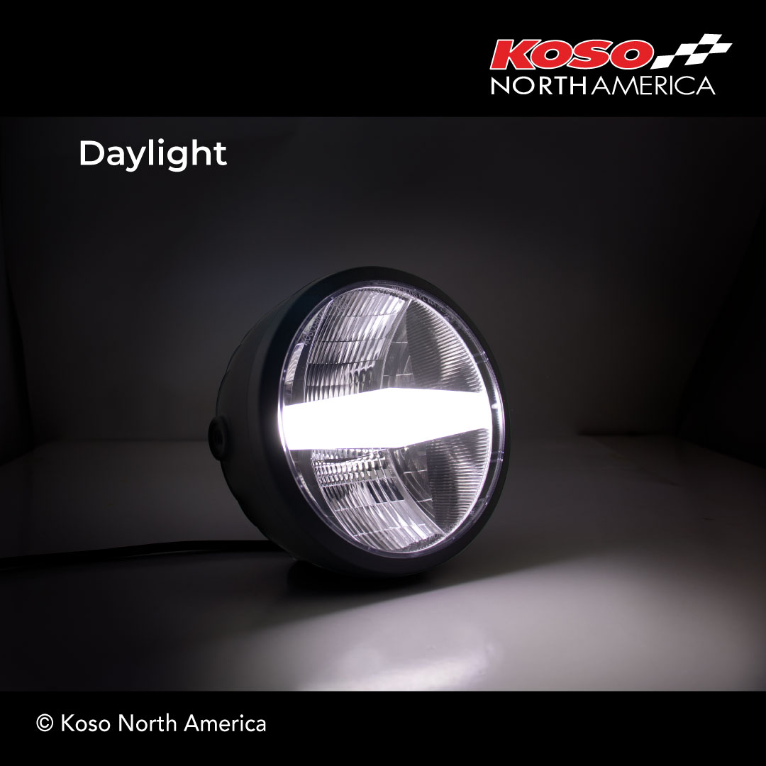 Koso GH-01 faro LED moto universale omologato DOT