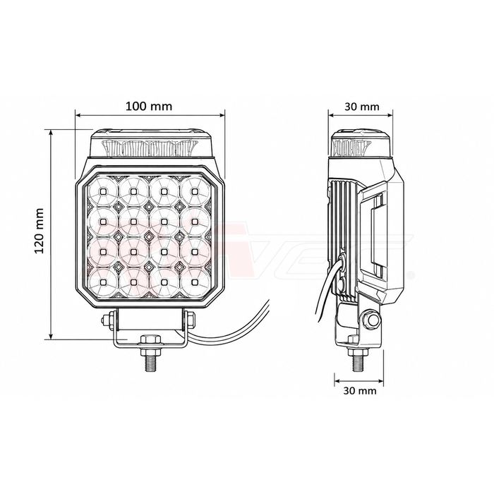 RIATEC MOD2548 faretti LED luce emergenza