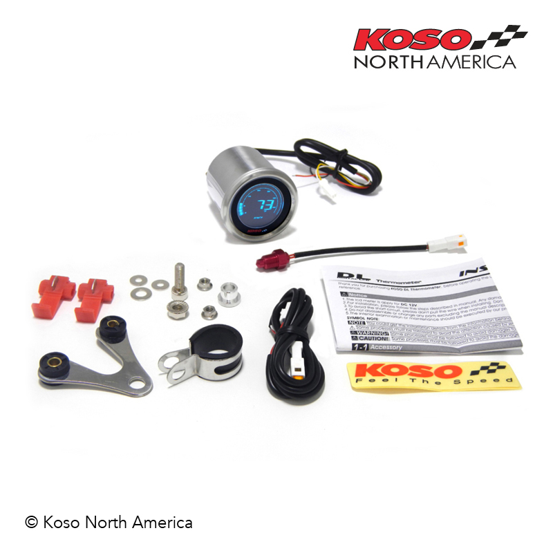 Koso DL-01T indicatore temperatura display reverse