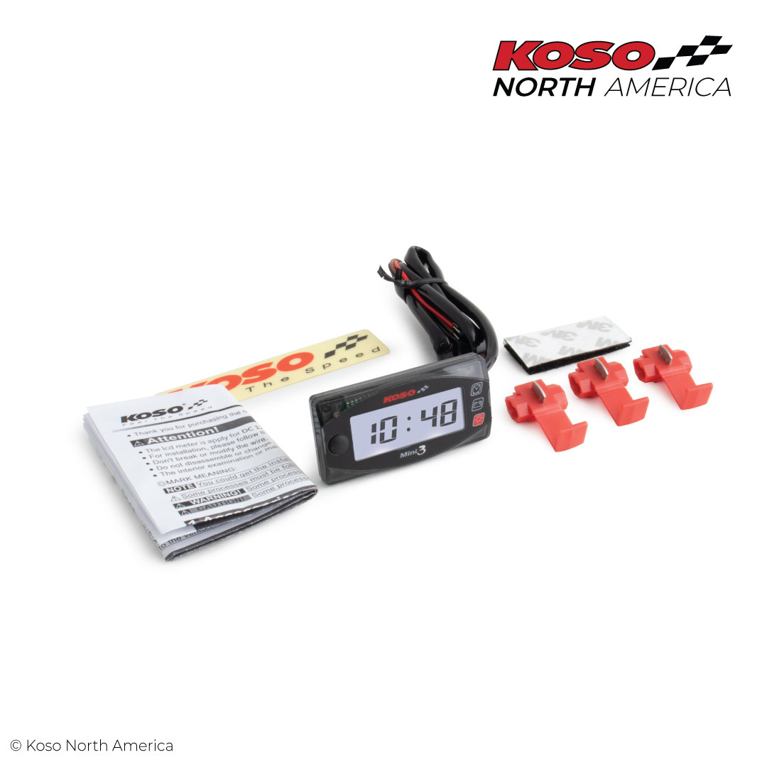 Koso Mini 3 orologio voltmetro compatto 12V