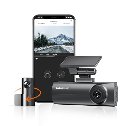 DDPAI N1 Dual dash cam anteriore e posteriore