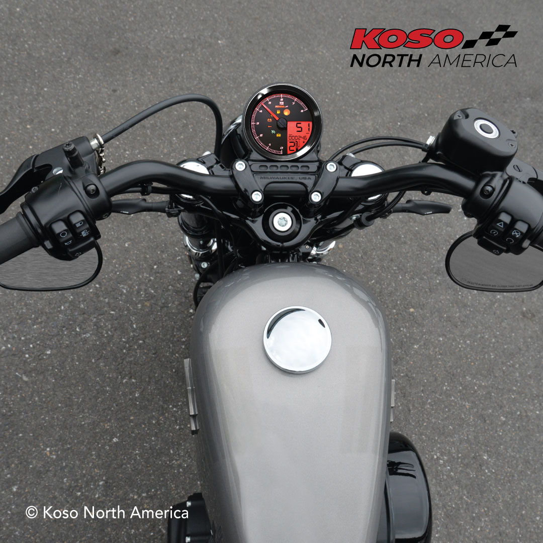 Koso HD-04 contachilometri moto 4 pollici nero