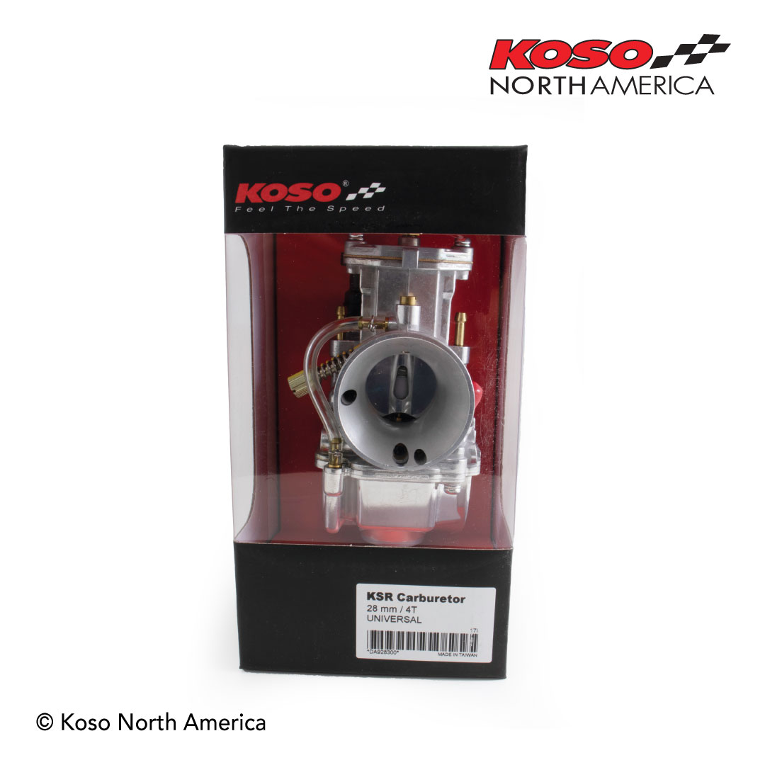 Koso KSR carburatore 28mm 4T valvola semi-flat