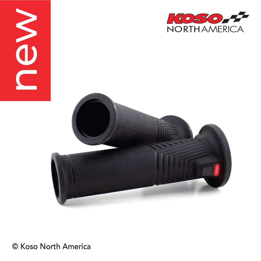Koso Artemis manopole riscaldate 130mm 5 livelli universali