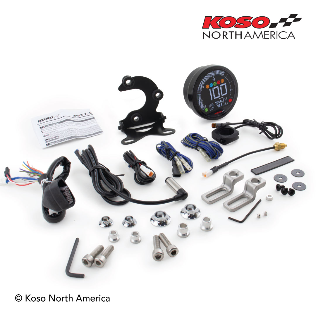 Koso DL-04 Contachilometri Multifunzione Universale LCD