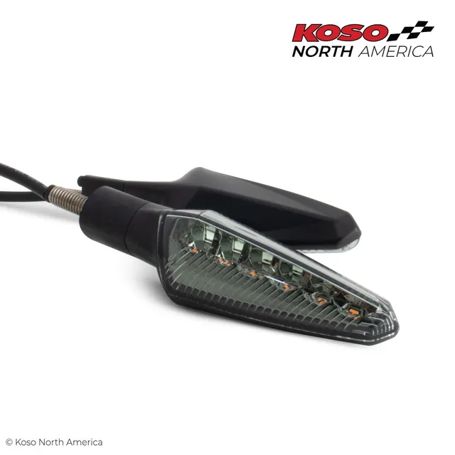 Koso Nuovo frecce LED moto fumé omologate coppia 2 pezzi