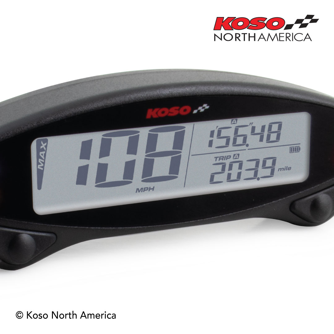 Koso EX-02S Street contachilometri dual retroilluminato