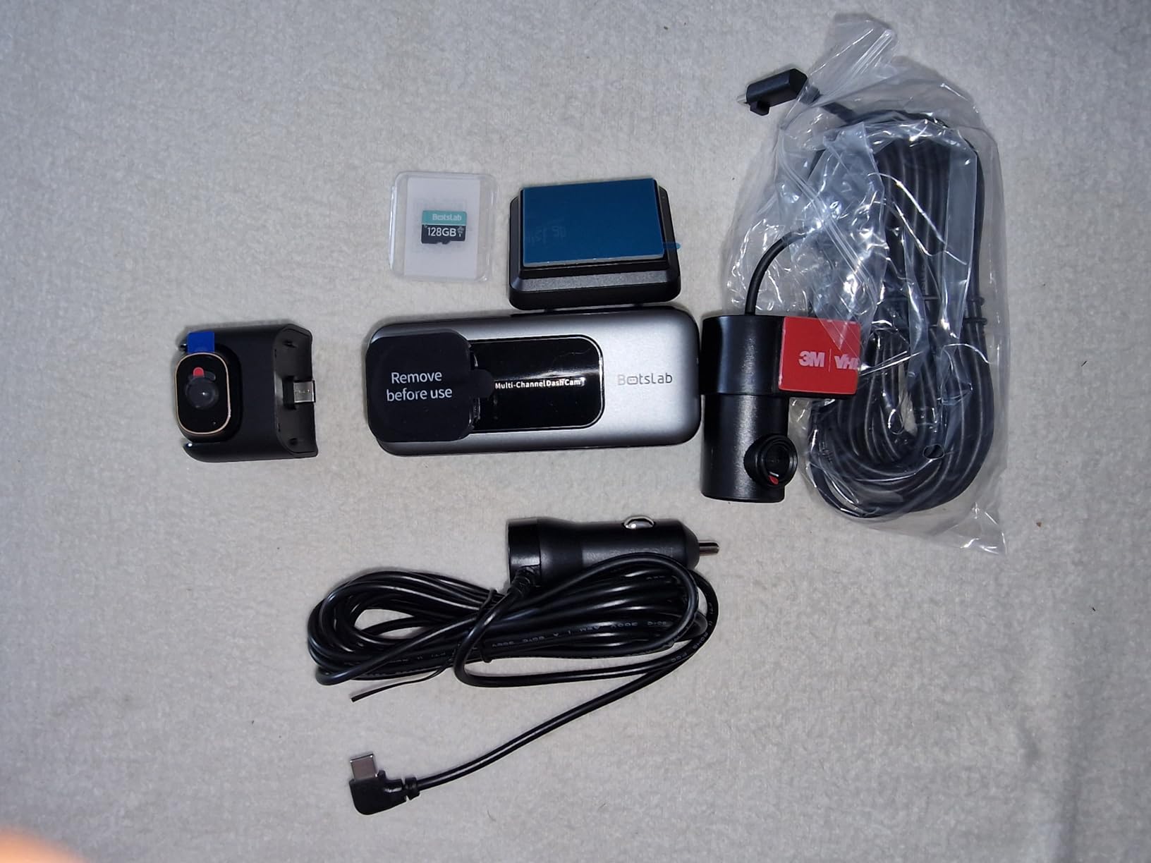 Botslab G980H dash cam 3 canali 4K controllo vocale