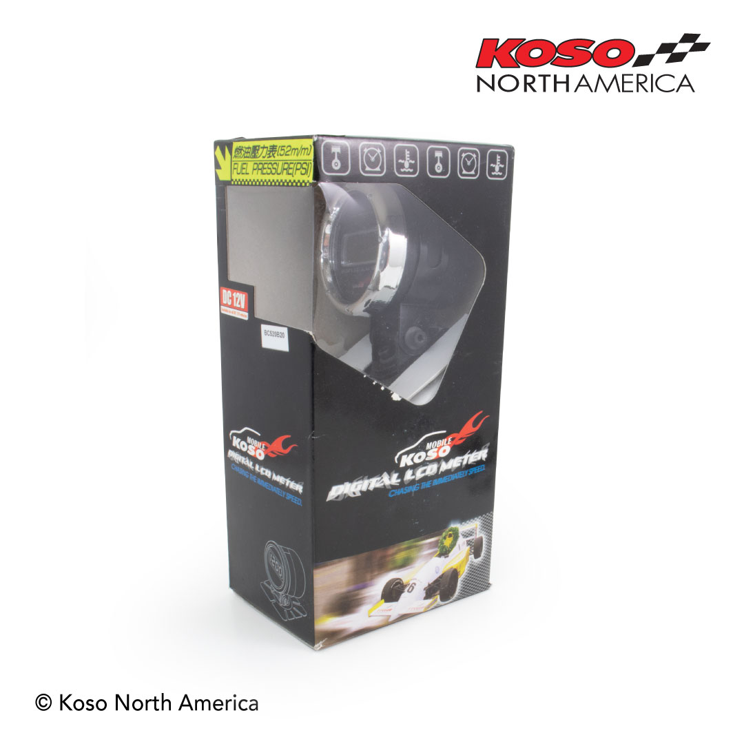 Koso manometro pressione benzina auto 0-100 PSI