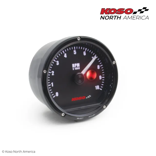 Koso TNT-01R contagiri moto 10000 giri nero
