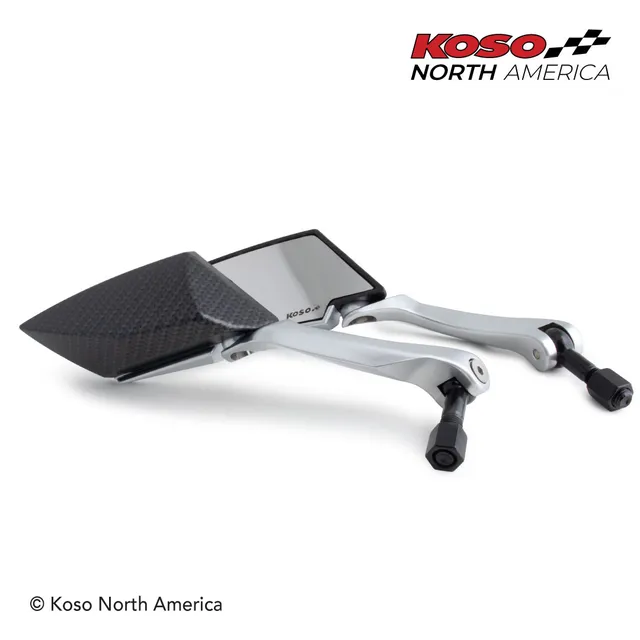 Koso TT-Style specchietti moto carbonio M10