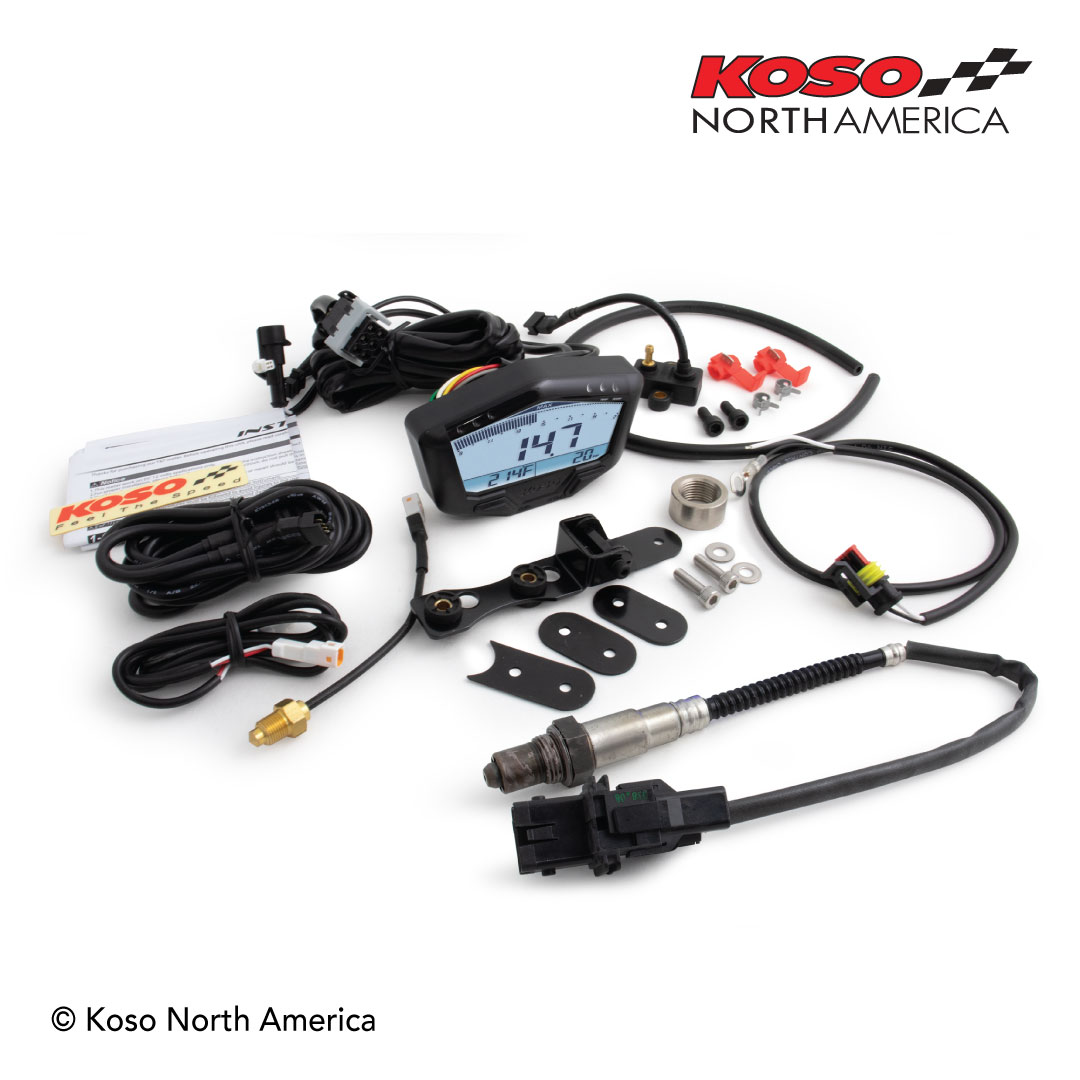 Koso X-2 manometro turbo boost AFR temperatura