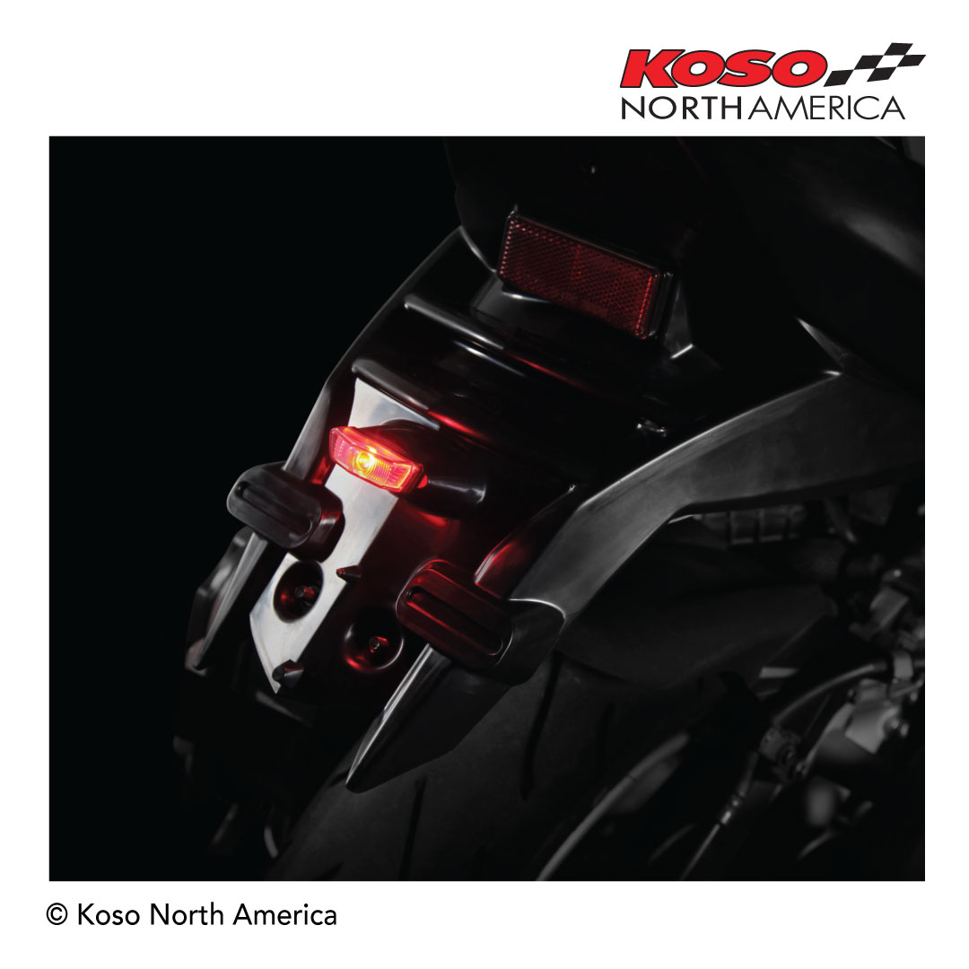 Koso Nano fanale posteriore LED lente rossa ultracompatto